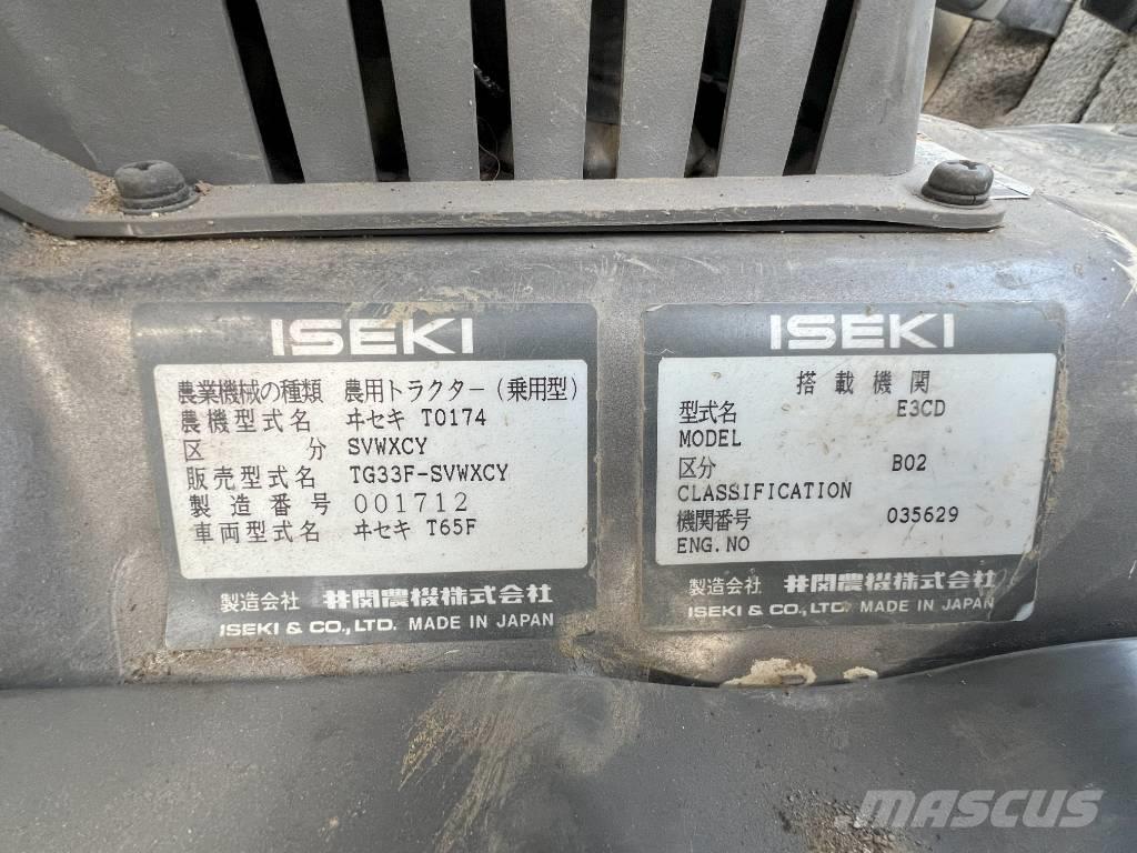 Iseki T0174 (E3CD) Tractores