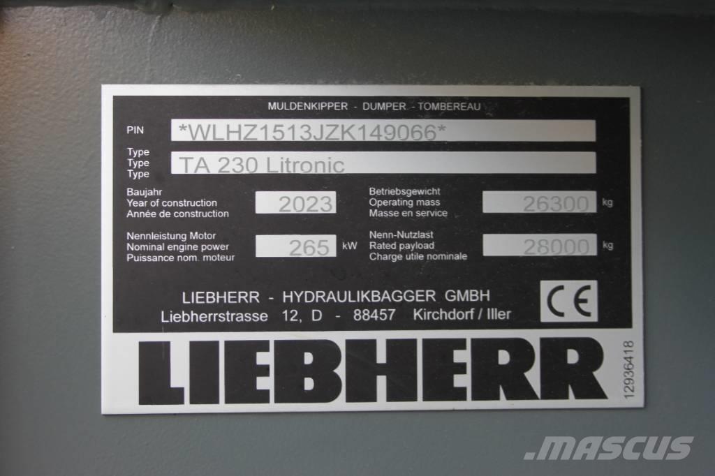 Liebherr TA 230 Camiones articulados