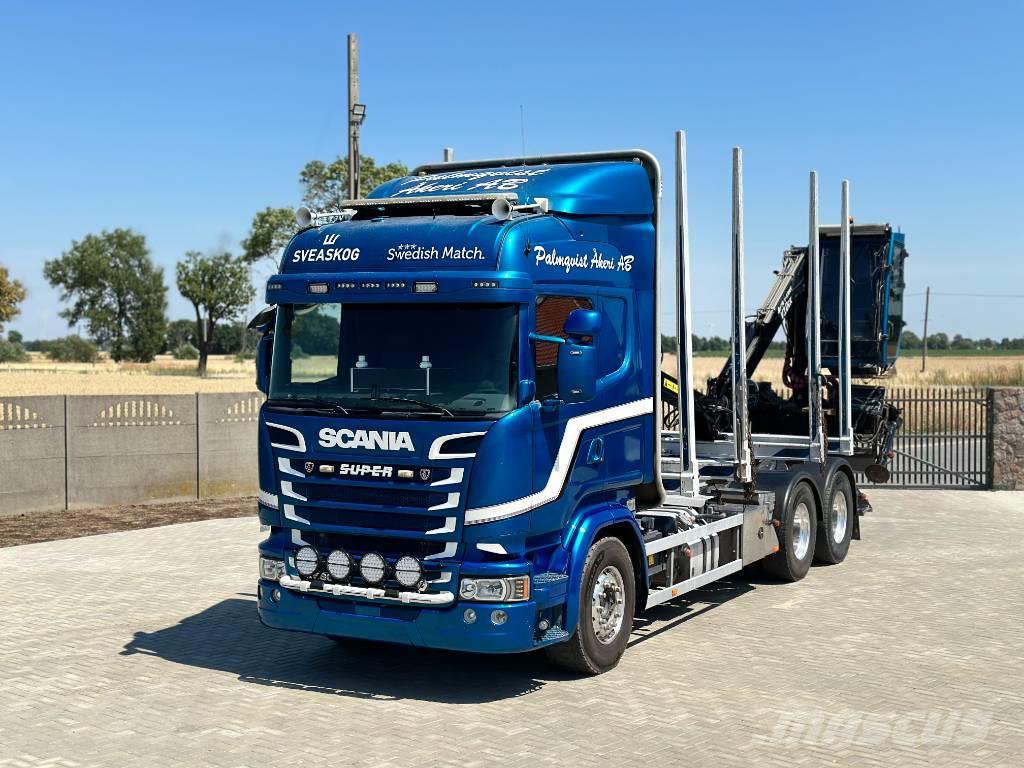 Scania R 580 Transportes de madera