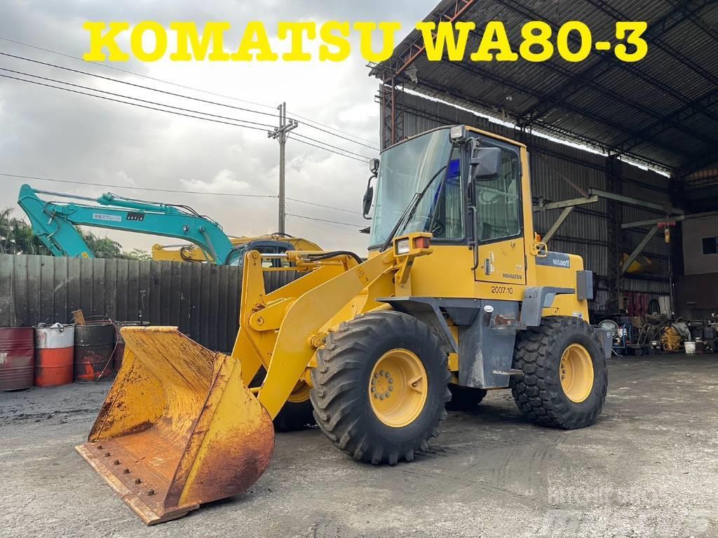 Komatsu WA80-3 Cargadoras sobre ruedas