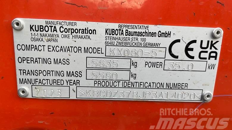 Kubota KX060-5 Miniexcavadoras