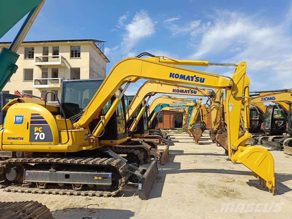 Komatsu PC 70 Excavadoras sobre orugas