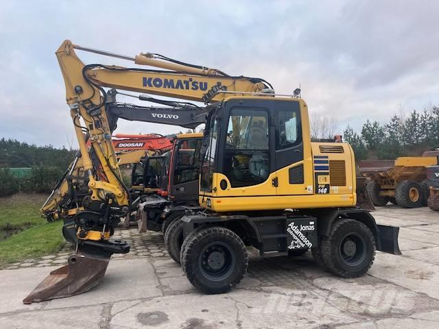 Komatsu PW 148 Excavadoras de ruedas