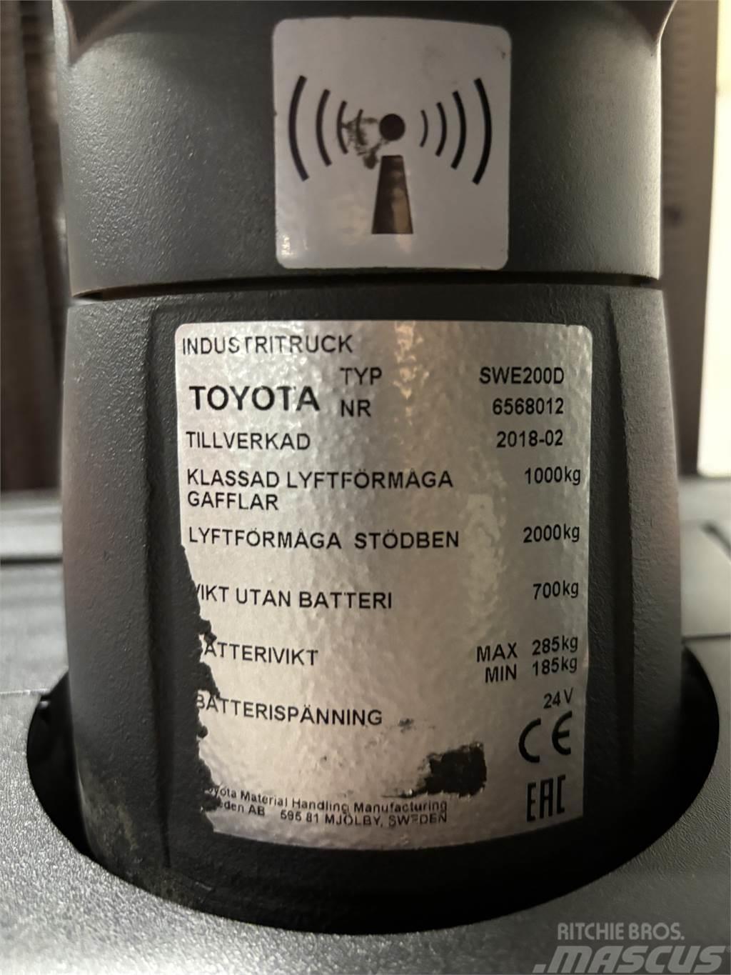 Toyota SWE120D Montacargas manual