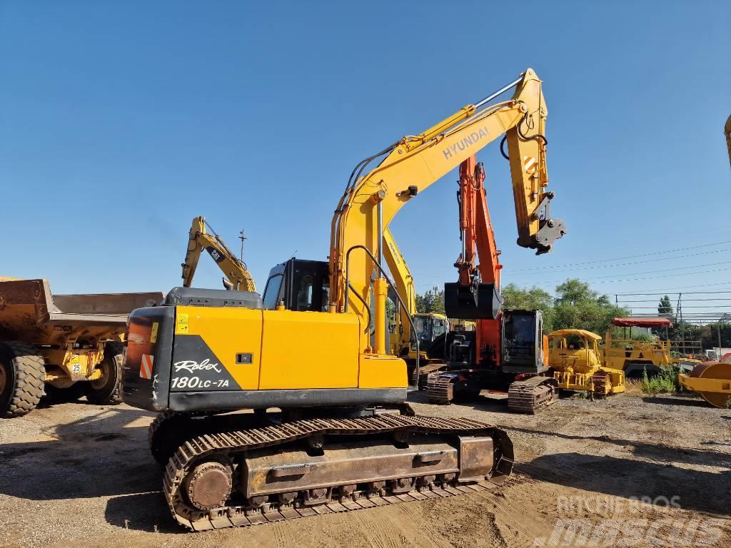 Hyundai R180LC-7 Excavadoras sobre orugas