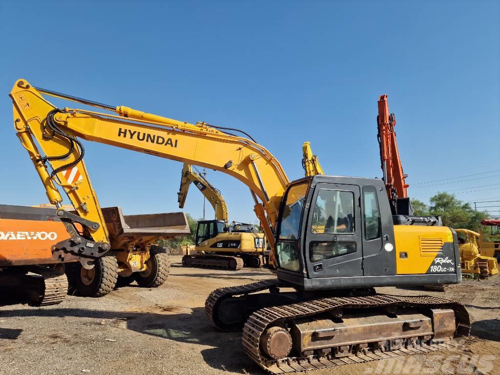 Hyundai R180LC-7 Excavadoras sobre orugas