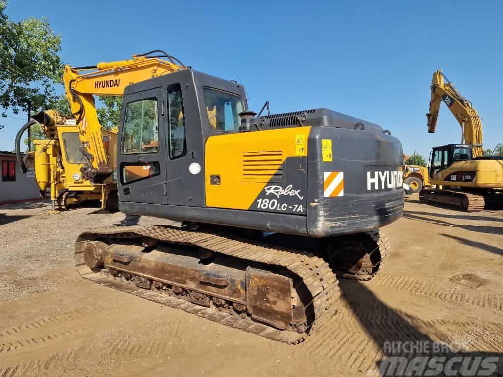 Hyundai R180LC-7 Excavadoras sobre orugas