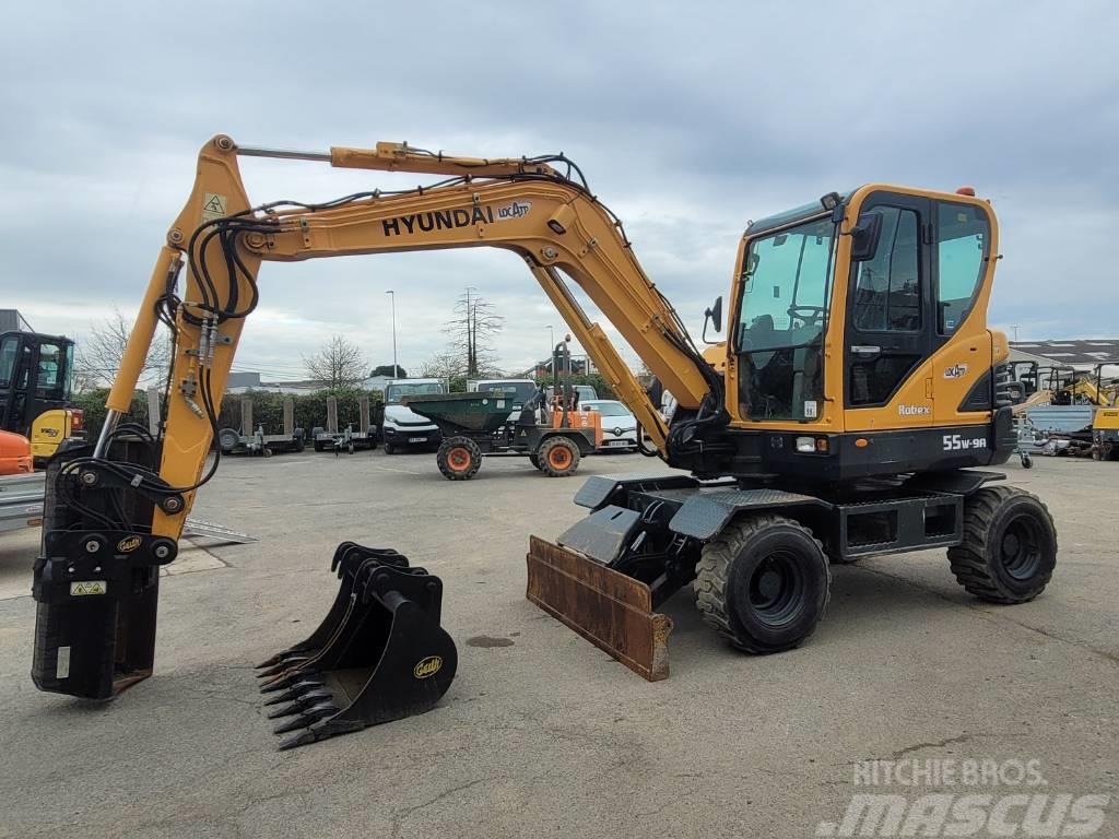 Hyundai ROBEX 55W9 Excavadoras de ruedas