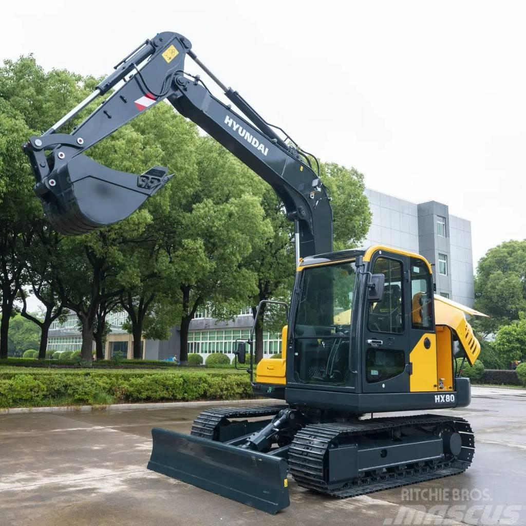 Hyundai HX80 Excavadoras sobre orugas