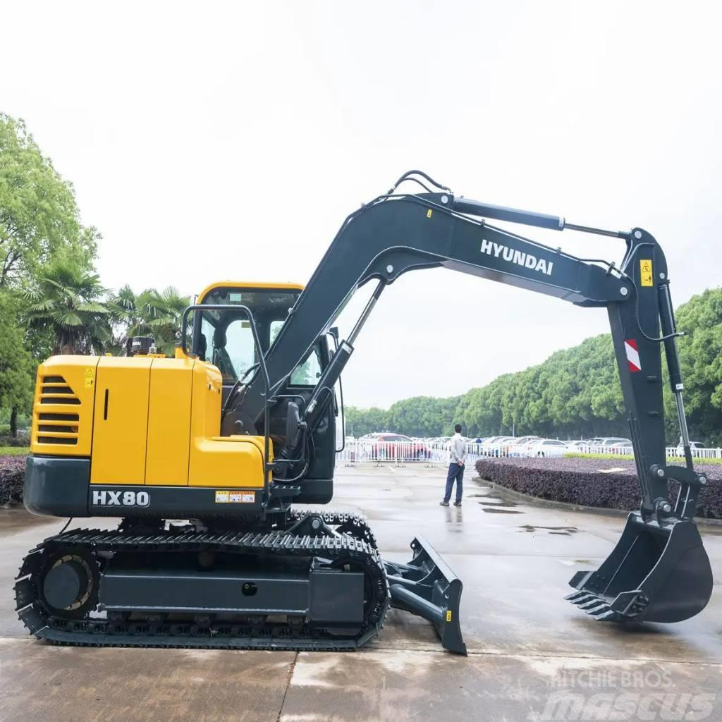 Hyundai HX80 Excavadoras sobre orugas