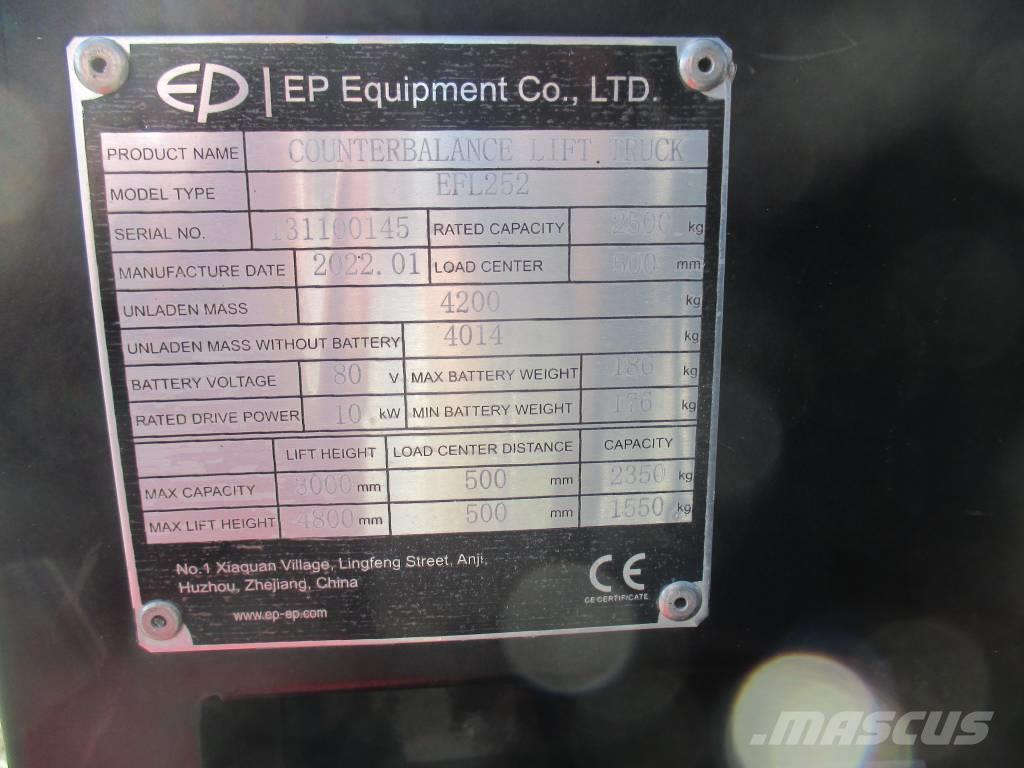 EP EFL 252 Carretillas de horquilla eléctrica