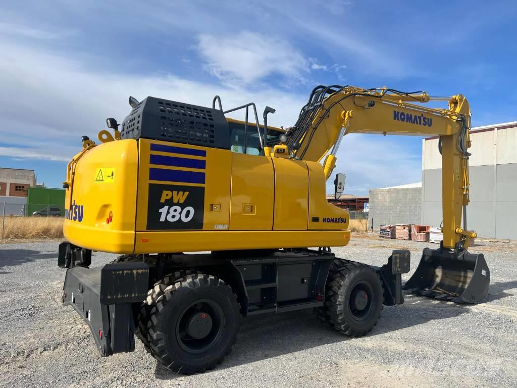 Komatsu PW 180 Excavadoras de ruedas