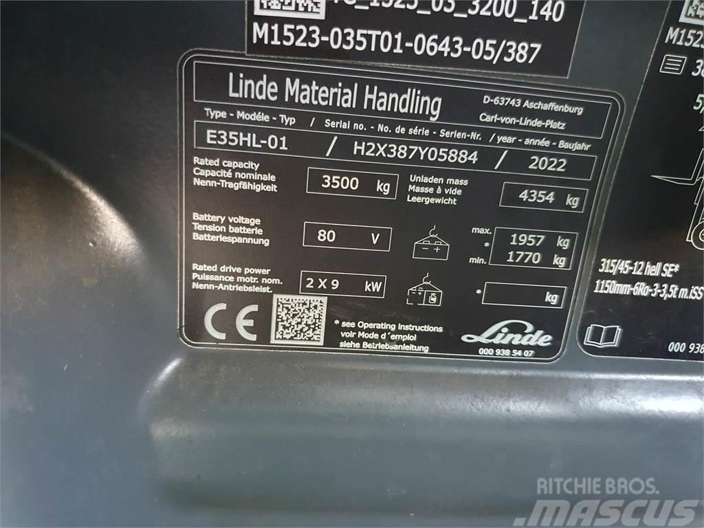 Linde E35HL Carretillas de horquilla eléctrica