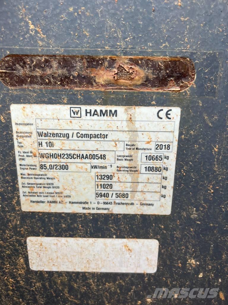 Hamm H10i Compactadoras de suelo