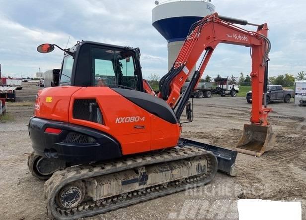 Kubota KX080-4S2 Excavadoras sobre orugas