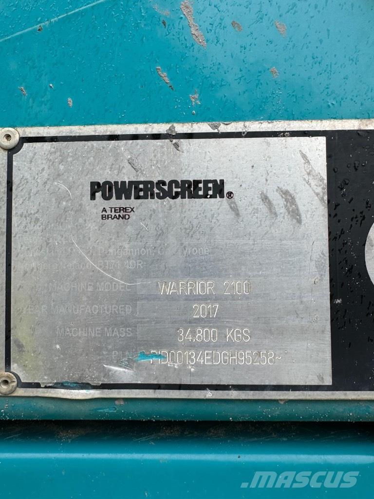 PowerScreen Warrior 2100 Machacadoras