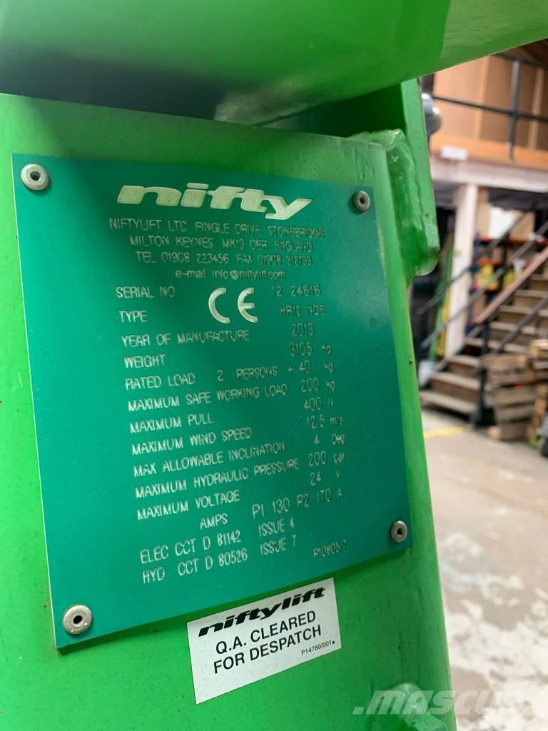 Niftylift HR12NDE Plataformas con brazo de elevación manual