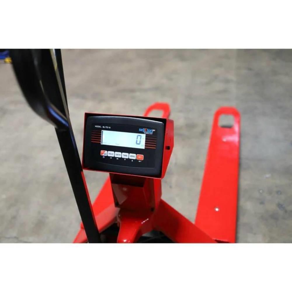  SellEton Industrial warehouse pallet jack scale Montacargas manual para paletas