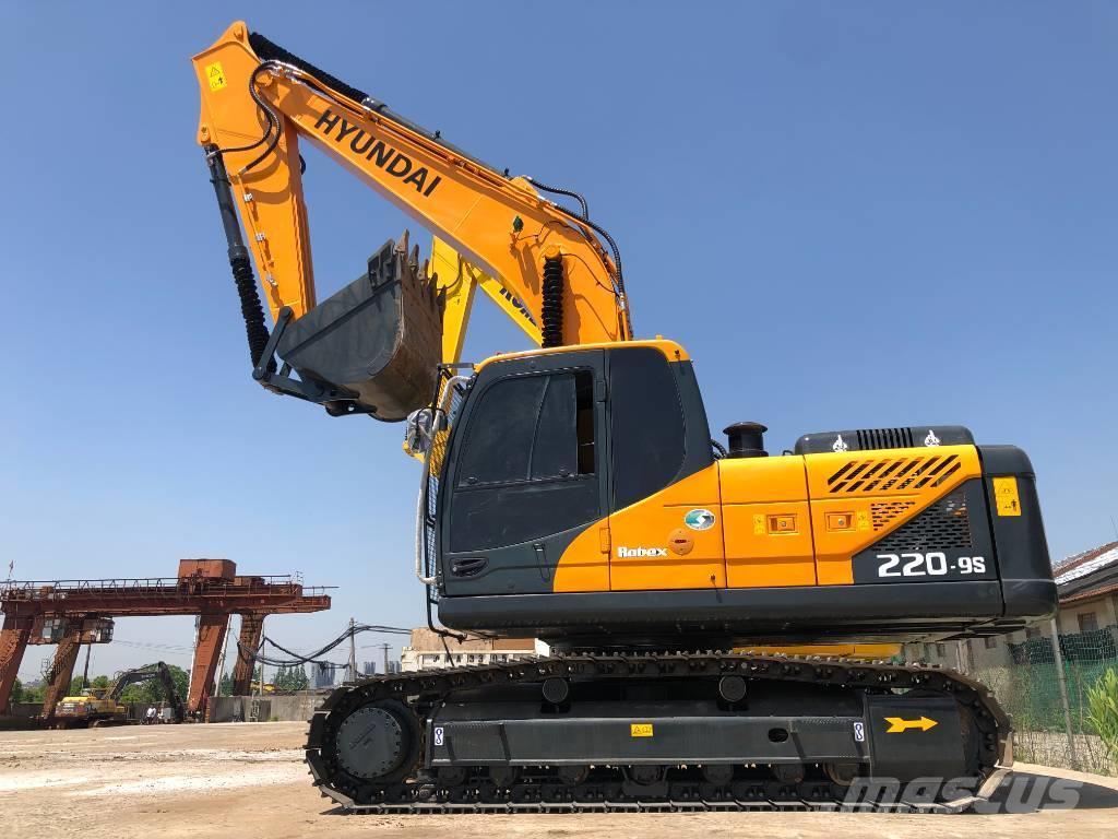 Hyundai R220-9s Excavadoras sobre orugas