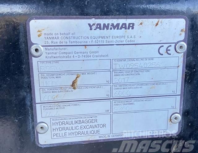 Yanmar B95W Excavadoras de ruedas