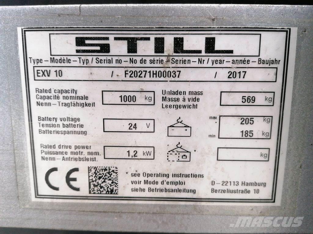 Still EXV10 Montacargas manual