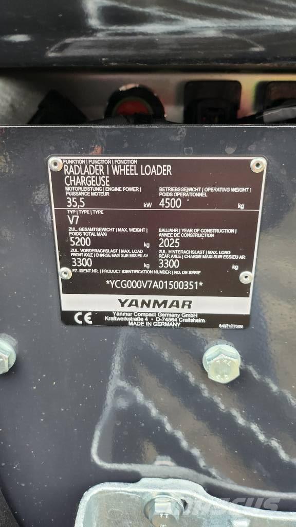 Yanmar Radlader V7HW Cargadoras sobre ruedas