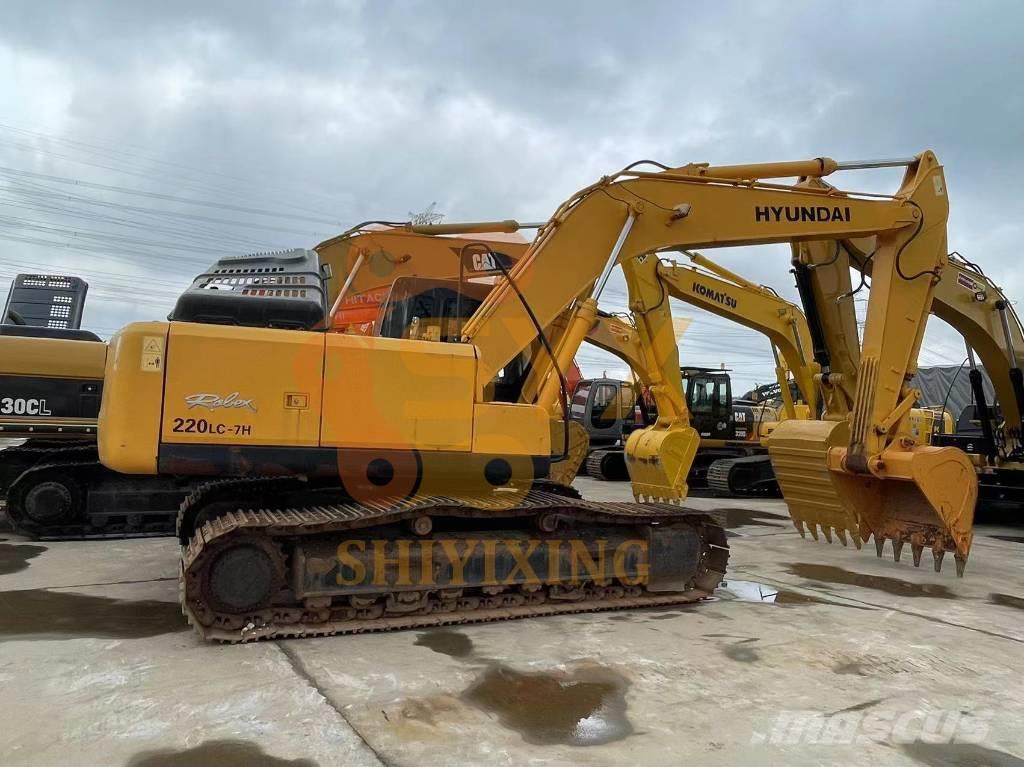 Hyundai 225 Excavadoras sobre orugas