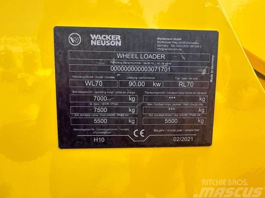 Wacker Neuson WL70 Cargadoras sobre ruedas