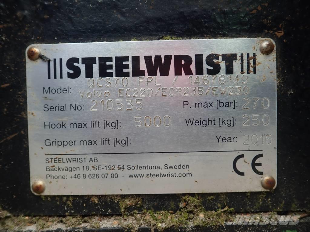 Steelwrist hydr. Schnellwechsler S70 mit Lasthaken passend fü Conectores rápidos