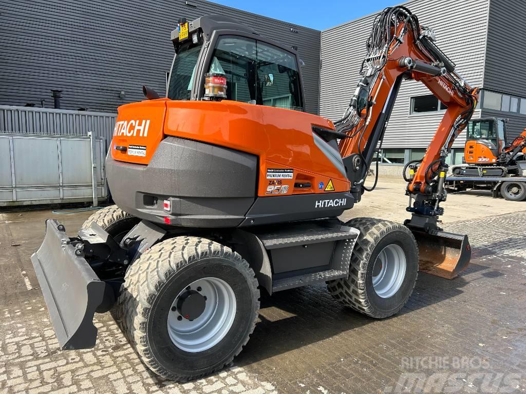 Hitachi ZX95W Excavadoras de ruedas