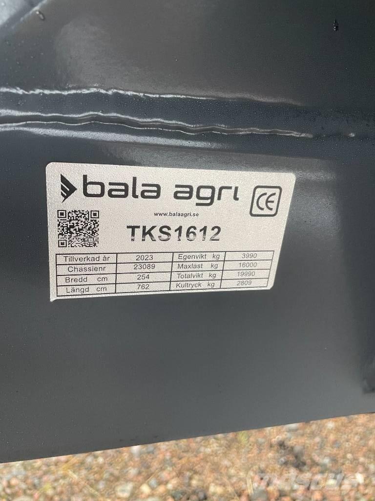 Bala TKS1612 Remolques con caja de volteo