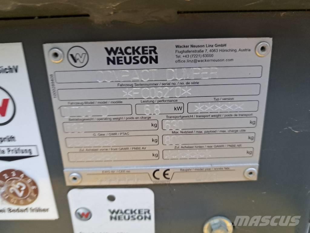 Wacker Neuson DT08 Camiones de volteo sobre orugas