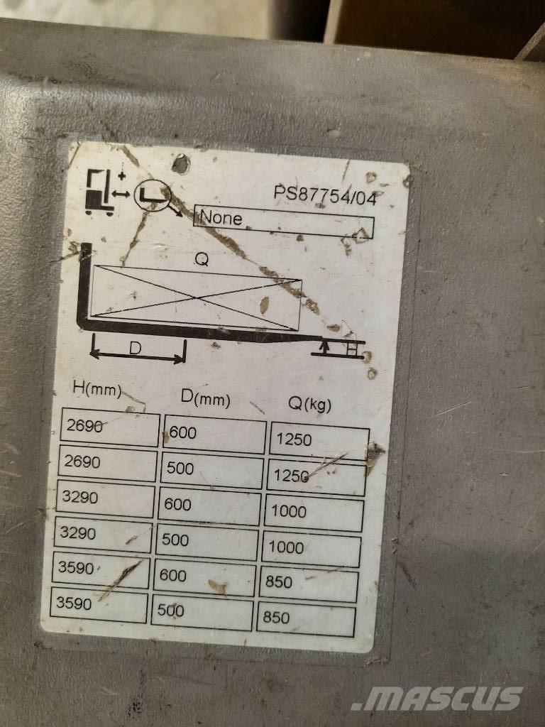 UniCarriers PS125TFV359 Montacargas manual