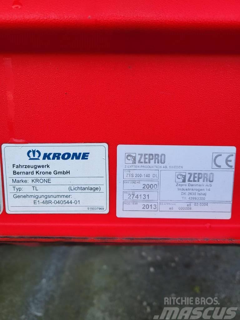 Krone SDP 27 Semirremolques de caja de lona