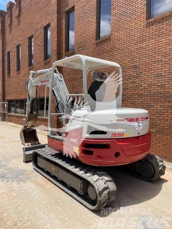 Takeuchi TB260 Excavadoras sobre orugas