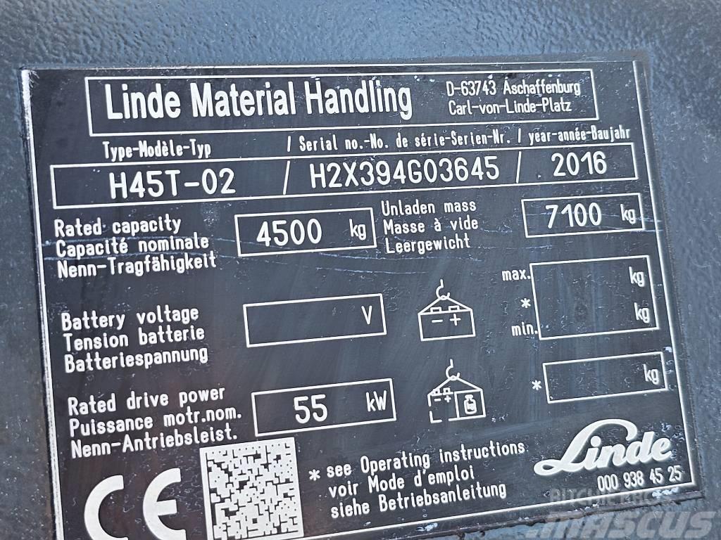 Linde H45T-02 Camiones LPG