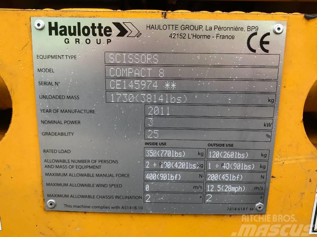 HAULOTTE COMPACT 8 Plataformas tijera