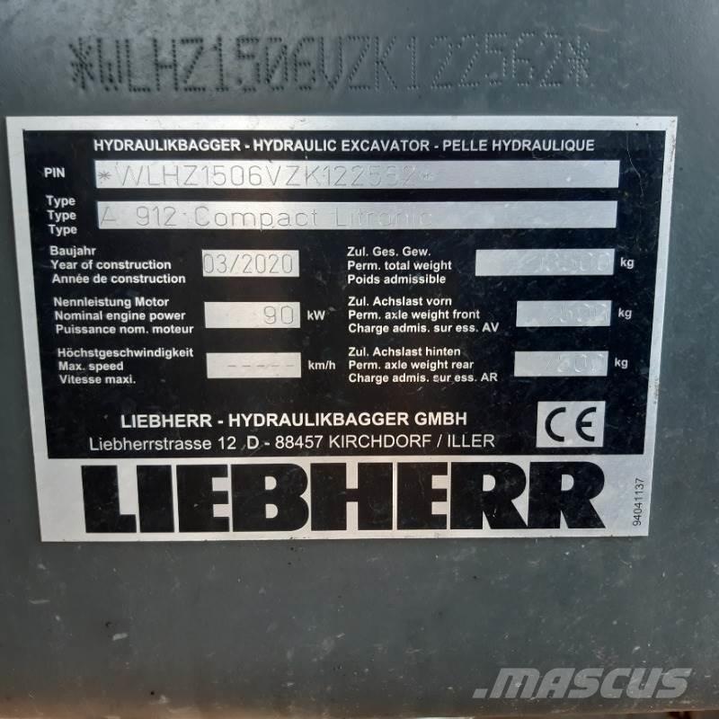 Liebherr A912compact Excavadoras de ruedas