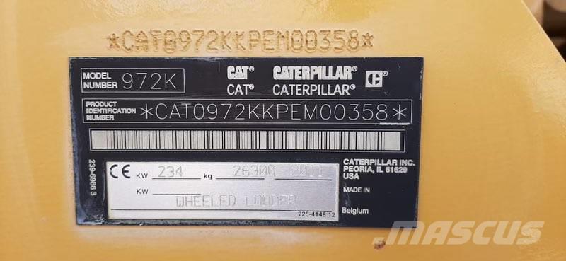 CAT 972K Cargadoras sobre ruedas