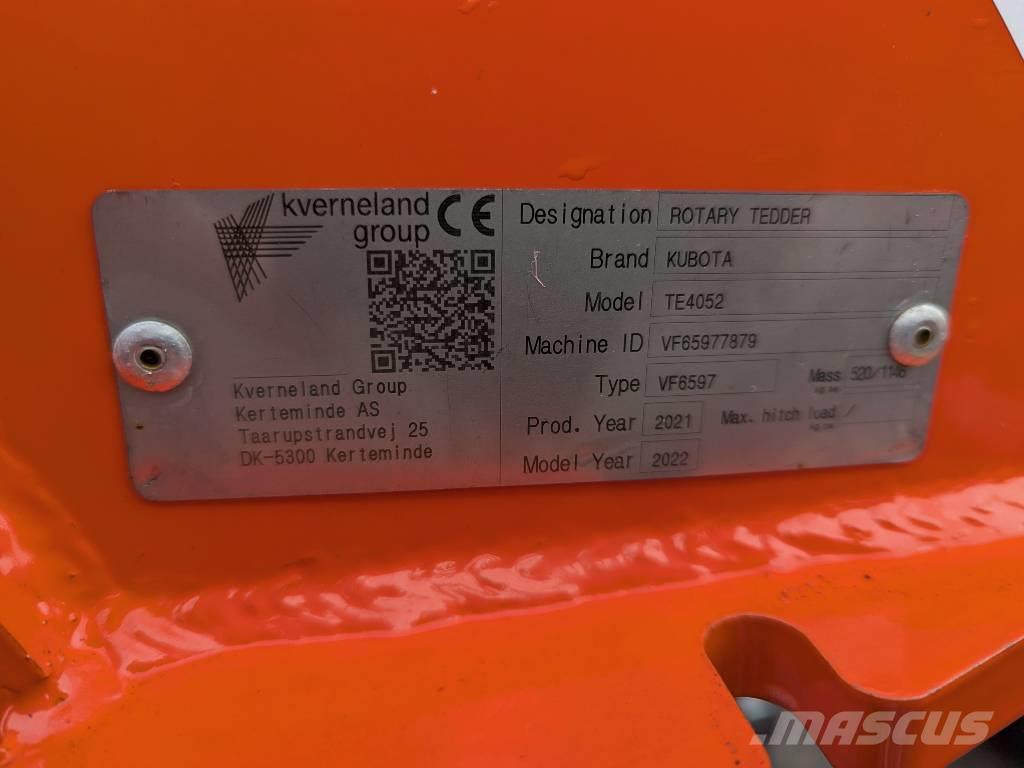 KUBOTA TE4052 Rastrilladoras y rastrilladoras giratorias