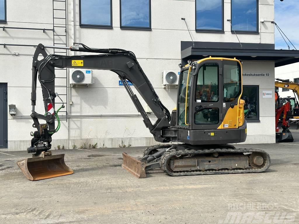 Volvo ECR58D PYÖRITTÄJÄLLÄ Miniexcavadoras