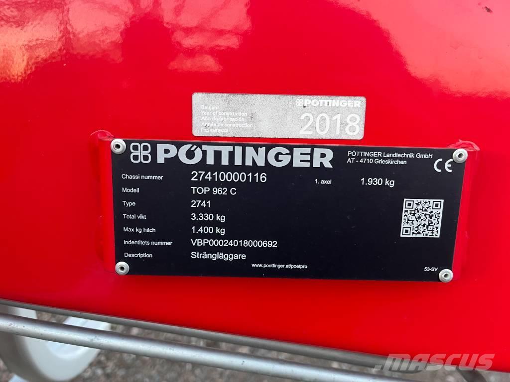 Pöttinger Top 962C Segadoras hileradoras