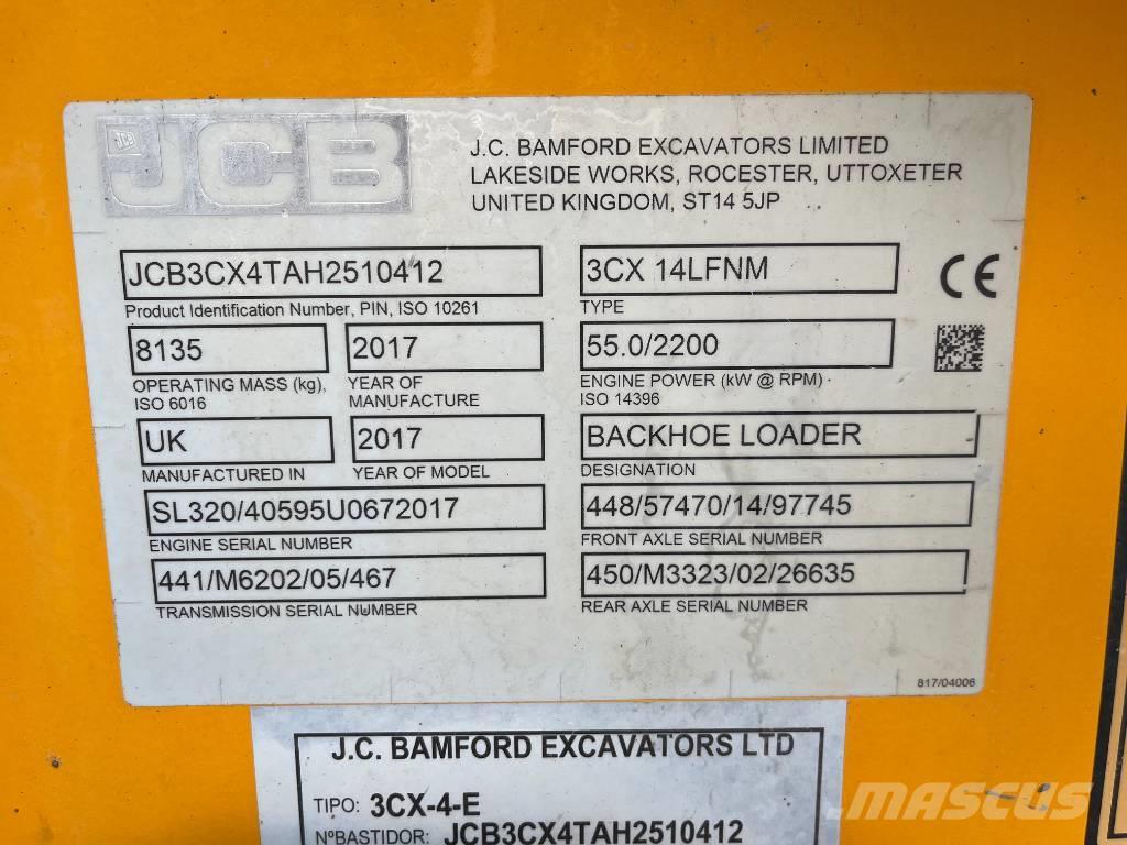 JCB 3 CX Retrocargadoras