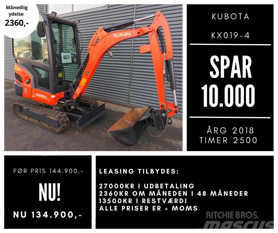 Kubota kx019-4 Miniexcavadoras