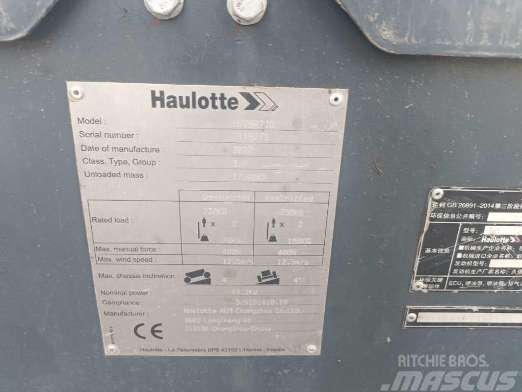 Haulotte HT28RTJO Plataformas con brazo de elevación telescópico