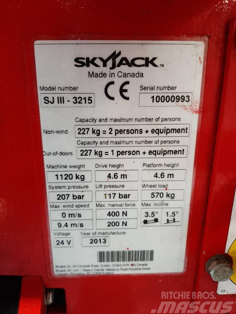 SkyJack SJIII 3215 Plataformas tijera