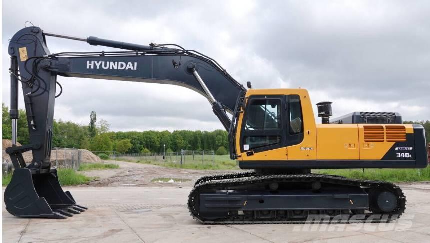 Hyundai 340 Excavadoras sobre orugas