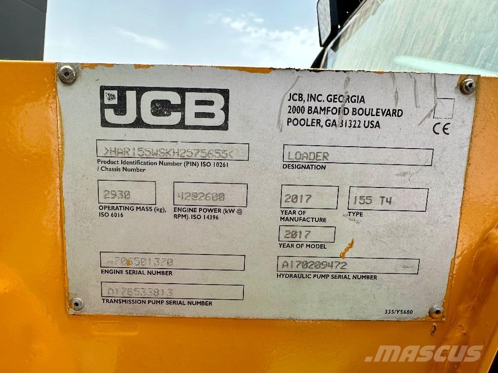 JCB 155 T4 Minicargadoras