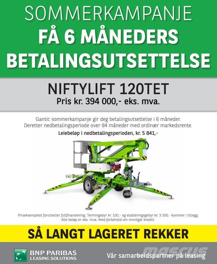 Niftylift 120TET Plataformas remolcables