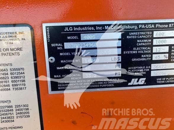 JLG 400S Plataformas con brazo de elevación telescópico